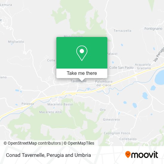 Conad Tavernelle map