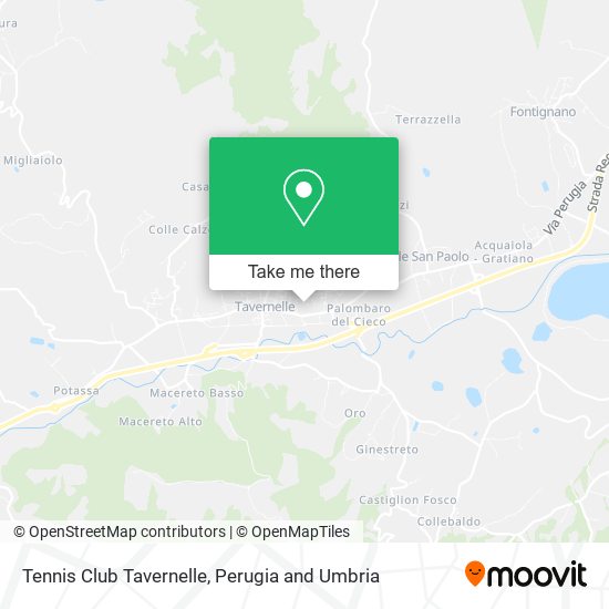 Tennis Club Tavernelle map