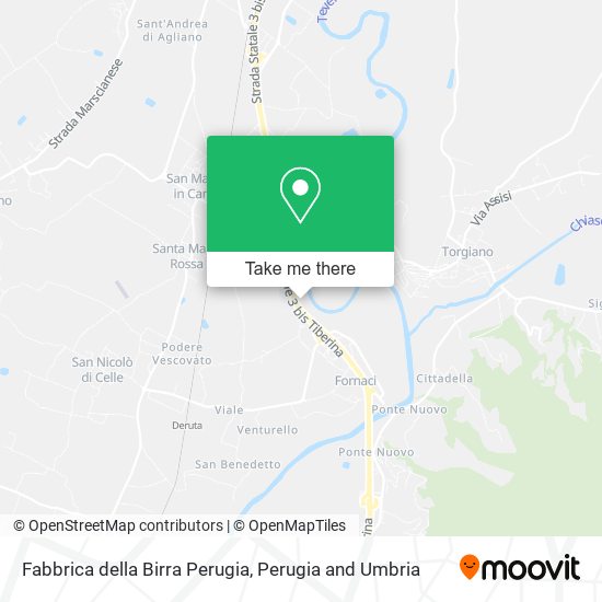 Fabbrica della Birra Perugia map