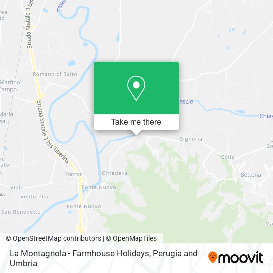 La Montagnola - Farmhouse Holidays map