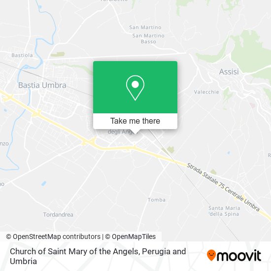 Church of Saint Mary of the Angels map