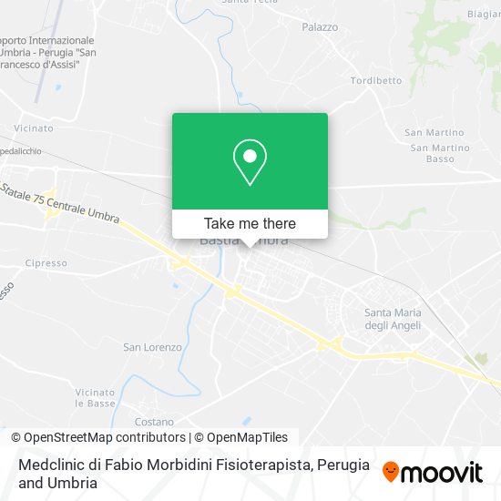 Medclinic di Fabio Morbidini Fisioterapista map