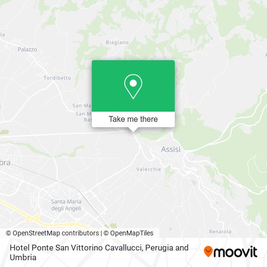 Hotel Ponte San Vittorino Cavallucci map