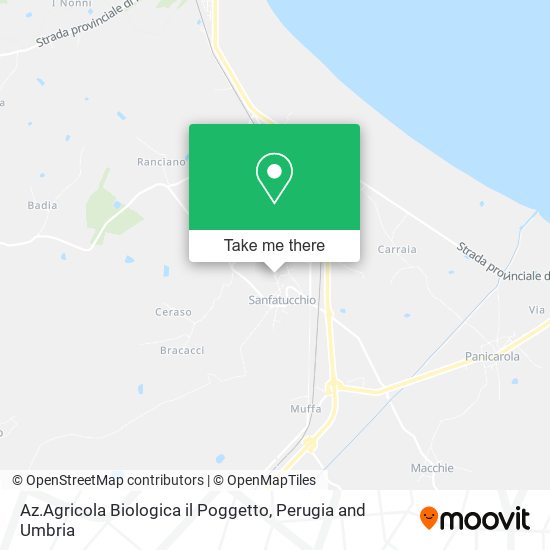 Az.Agricola Biologica il Poggetto map