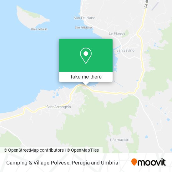 Camping & Village Polvese map