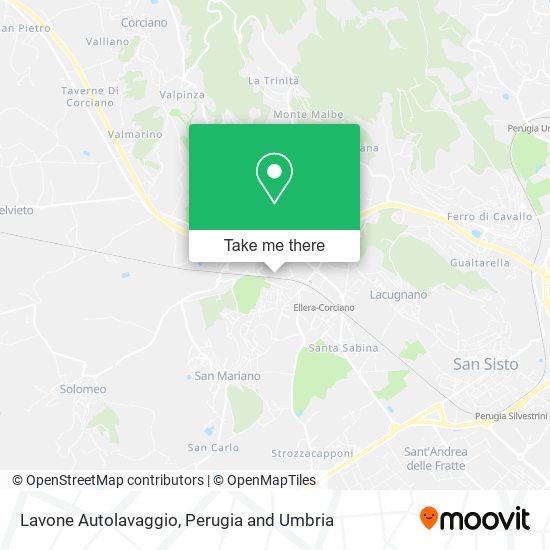 Lavone Autolavaggio map