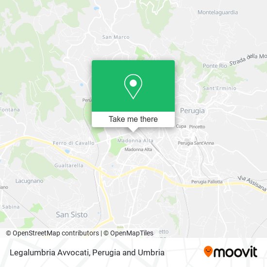 Legalumbria Avvocati map