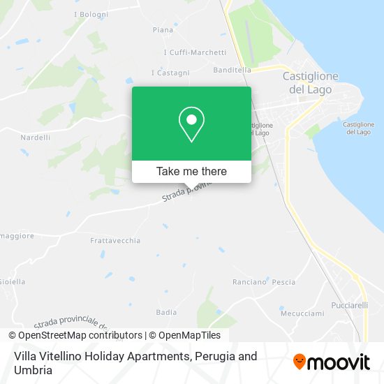Villa Vitellino Holiday Apartments map