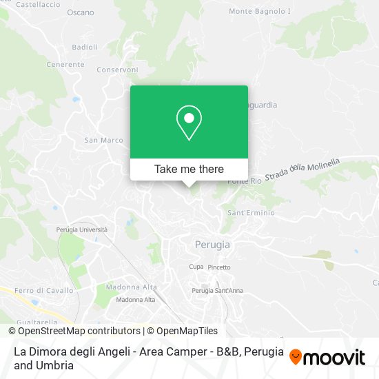 La Dimora degli Angeli - Area Camper - B&B map