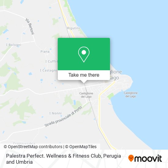 Palestra Perfect. Wellness & Fitness Club map