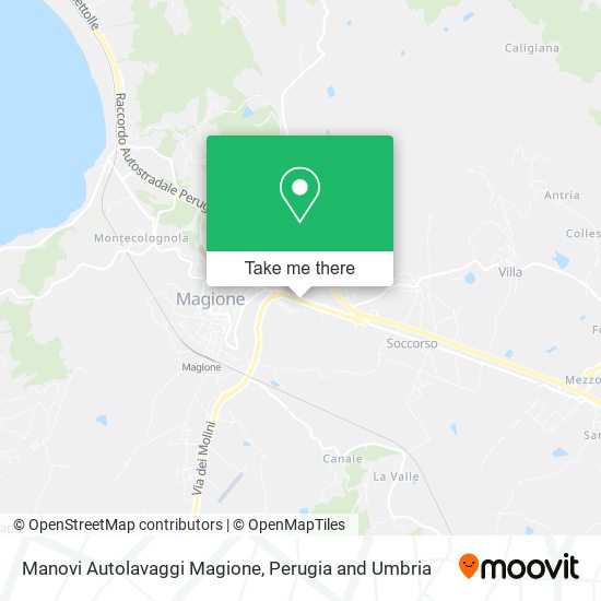 Manovi Autolavaggi Magione map