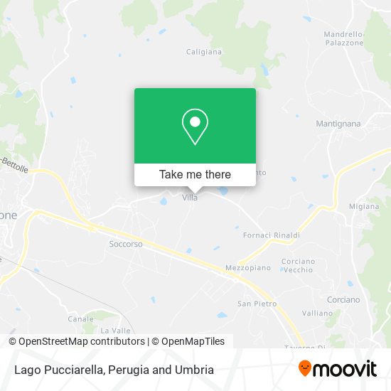 Lago Pucciarella map