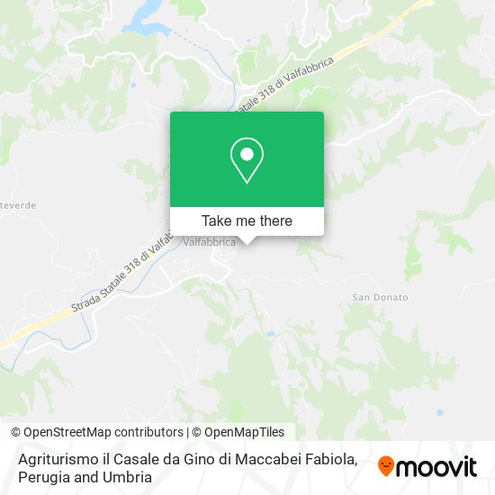 Agriturismo il Casale da Gino di Maccabei Fabiola map