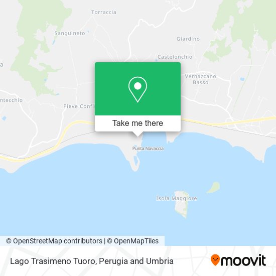 Lago Trasimeno Tuoro map