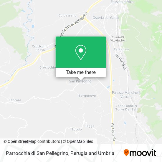 Parrocchia di San Pellegrino map