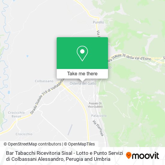 Bar Tabacchi Ricevitoria Sisal - Lotto e Punto Servizi di Colbassani Alessandro map