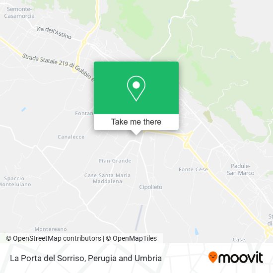 La Porta del Sorriso map