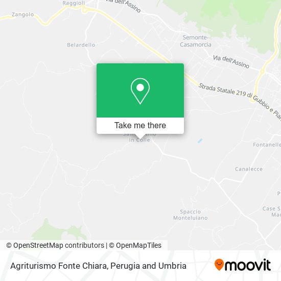 Agriturismo Fonte Chiara map