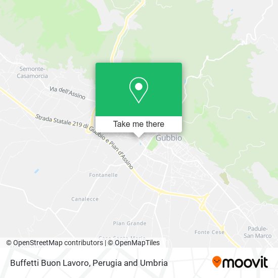 Buffetti Buon Lavoro map