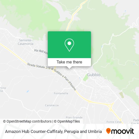 Amazon Hub Counter-Caffitaly map