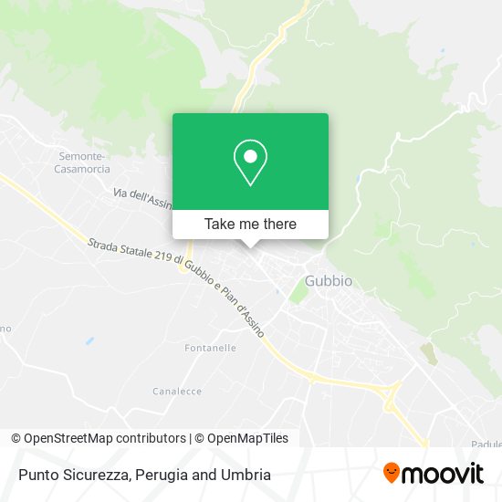 Punto Sicurezza map