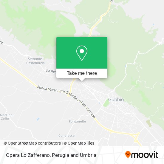 Opera Lo Zafferano map