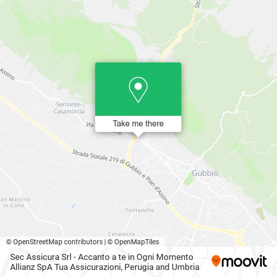 Sec Assicura Srl - Accanto a te in Ogni Momento Allianz SpA Tua Assicurazioni map