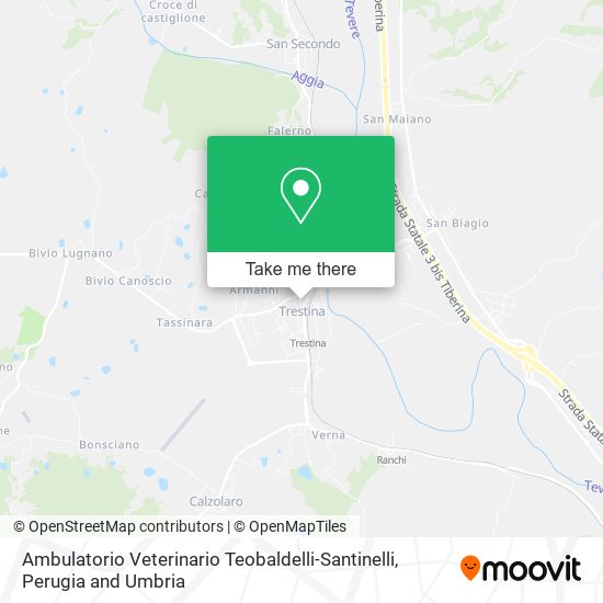 Ambulatorio Veterinario Teobaldelli-Santinelli map
