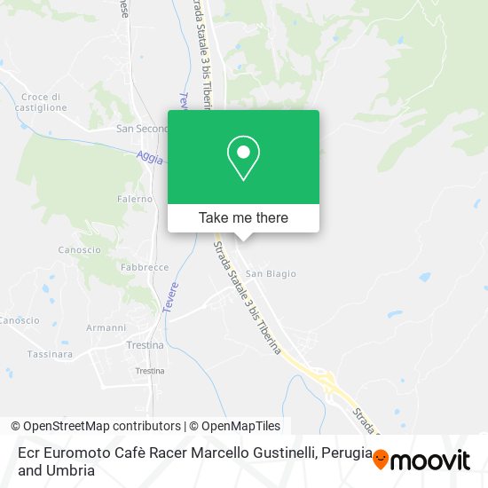 Ecr Euromoto Cafè Racer Marcello Gustinelli map