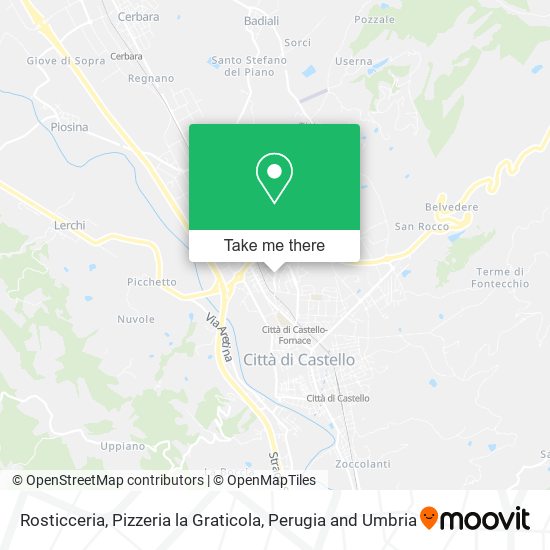 Rosticceria, Pizzeria la Graticola map