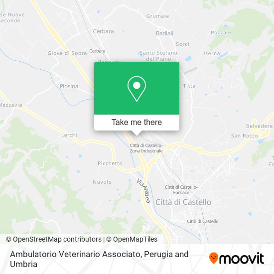 Ambulatorio Veterinario Associato map