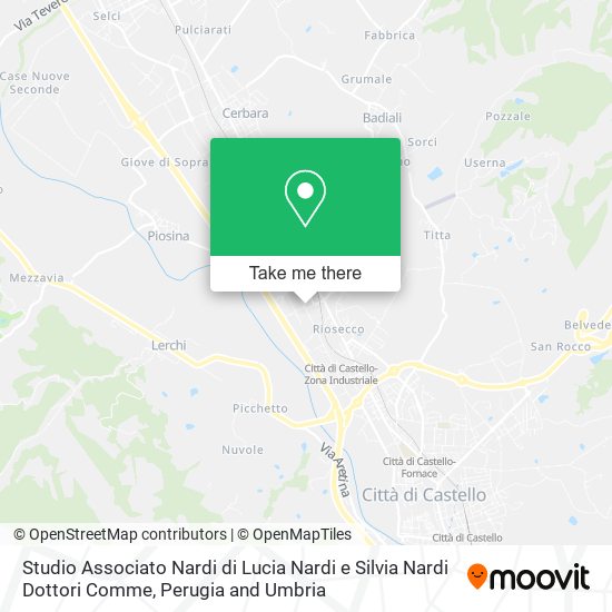 Studio Associato Nardi di Lucia Nardi e Silvia Nardi Dottori Comme map