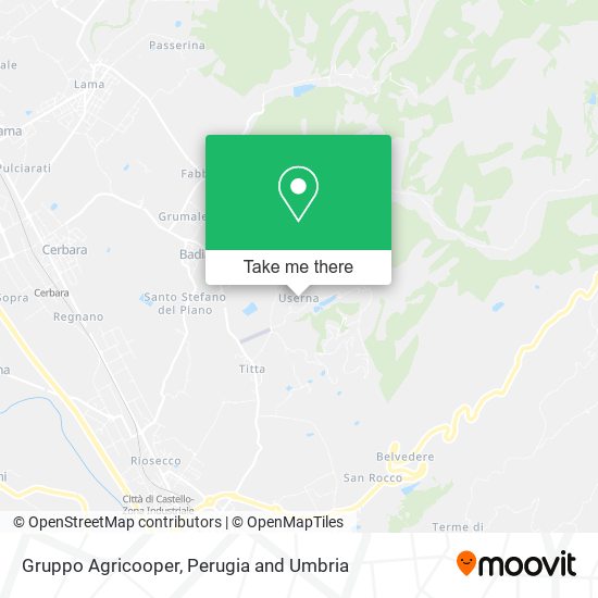 Gruppo Agricooper map