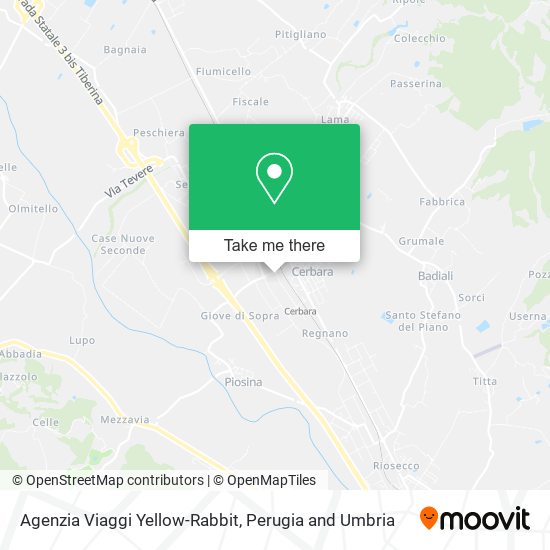 Agenzia Viaggi Yellow-Rabbit map