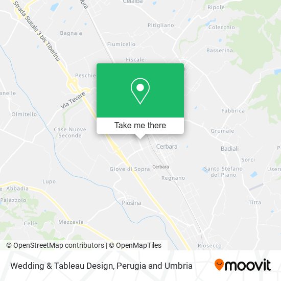 Wedding & Tableau Design map