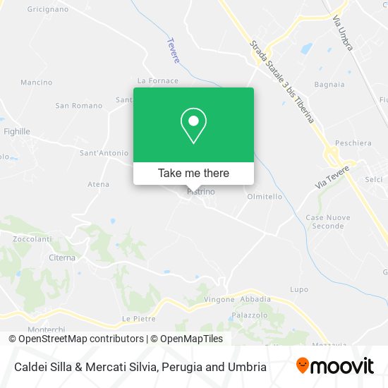 Caldei Silla & Mercati Silvia map