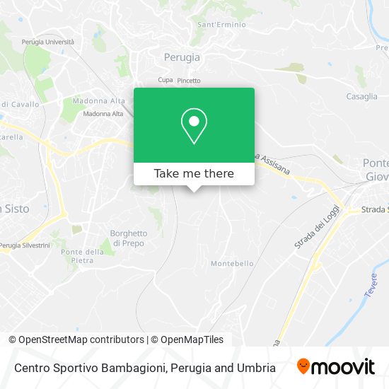 Centro Sportivo Bambagioni map