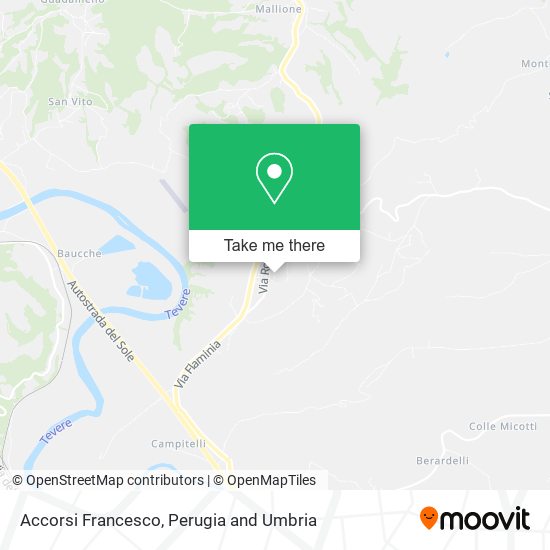 Accorsi Francesco map
