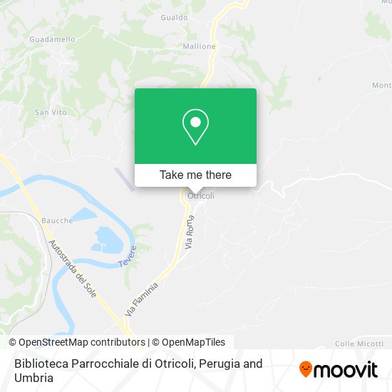 Biblioteca Parrocchiale di Otricoli map