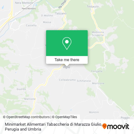 Minimarket Alimentari Tabaccheria di Marazza Giulio map