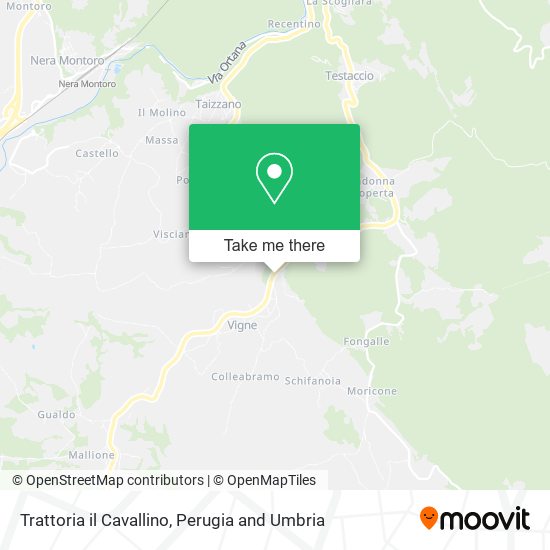 Trattoria il Cavallino map
