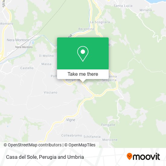 Casa del Sole map