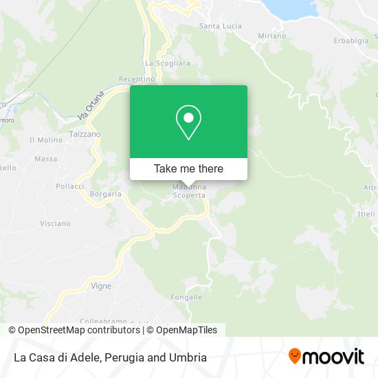 La Casa di Adele map