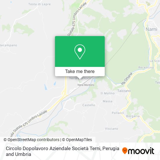 Circolo Dopolavoro Aziendale Società Terni map