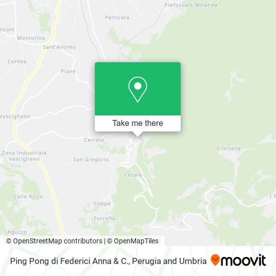 Ping Pong di Federici Anna & C. map