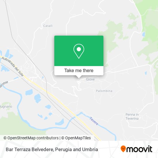 Bar Terraza Belvedere map