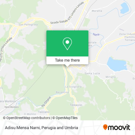 Adisu Mensa Narni map