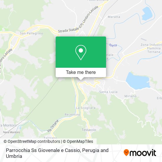 Parrocchia Ss Giovenale e Cassio map