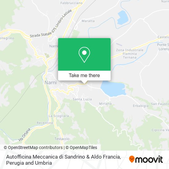 Autofficina Meccanica di Sandrino & Aldo Francia map