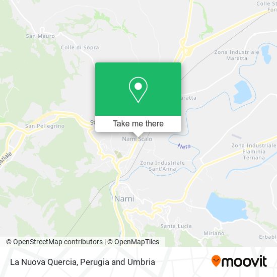 La Nuova Quercia map